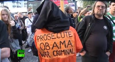 ‘Yes We Can…Kill People’: Anti-war Activists Protest As Obama Visits Sweden - (Video & Stunning Images)