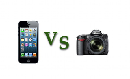 iphone vs slr