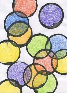 Kinder Art: Overlapping Circles