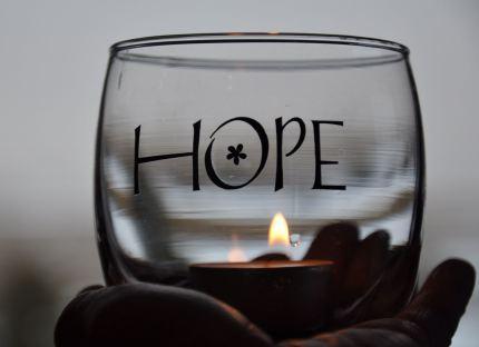 hope and candle