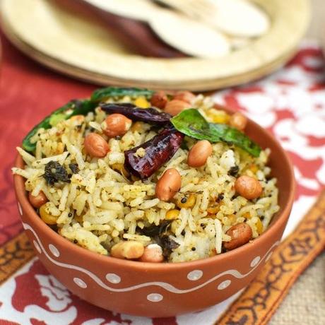 Gongura Pulihora (Tangy & Spicy Sorrel Leaf Rice)