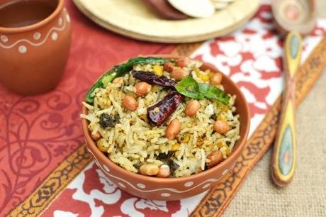 Gongura Pulihora (Tangy & Spicy Sorrel Leaf Rice)