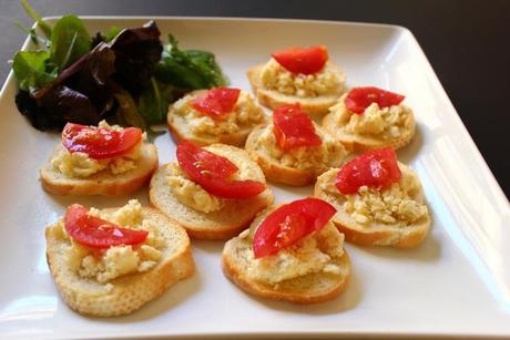 In the Kitchen with Brian Anderson: Goat Cheese and Meyer Lemon Custard Crostini