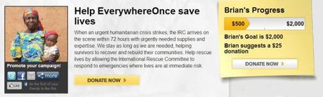 A Better Use for Our Travel Dollars EverywhereHelps Fund Raising for IRC