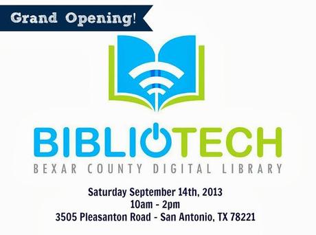 Bexar County BiblioTech opens September 14th, 2013