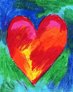 Jim Dine Style Hearts