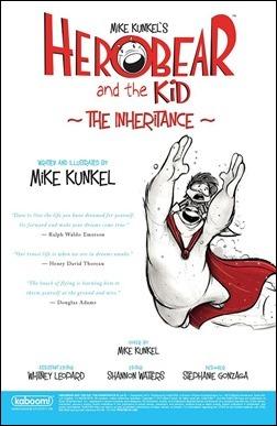 Herobear and The Kid #2: The Inheritance Preview 1