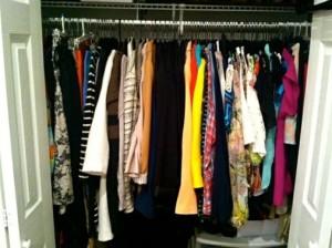 Organize the clothes in your closet