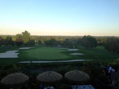view of the golf course at the country club
