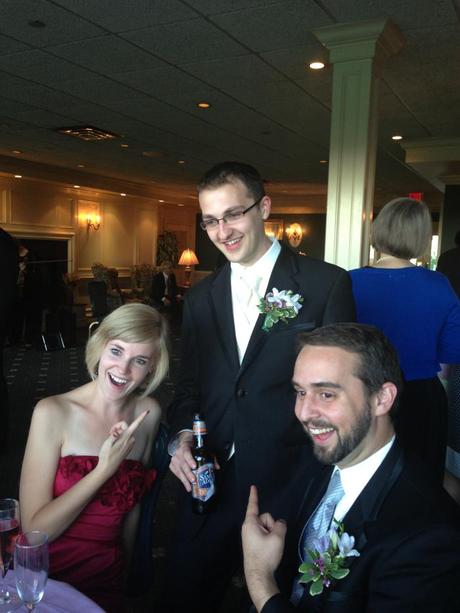 (left to right) Adrian,Tony, and Jon (a groomsmen and Adrian's husband)