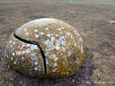 Oval stone at Monte d'Accoddi