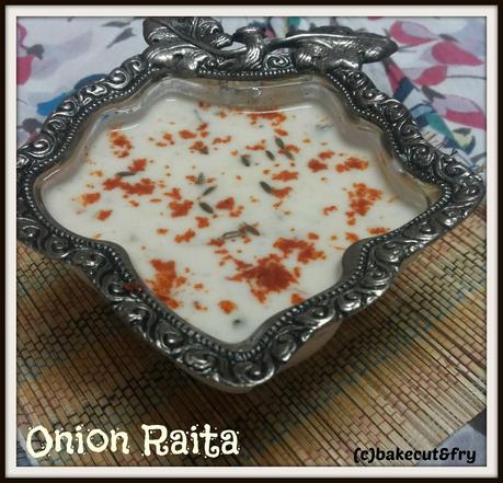 Onion Raita - Pyaaz ka raita