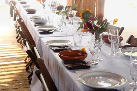 Barn Table Setting