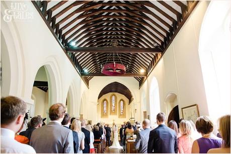 Wedding photograph inside of UK church