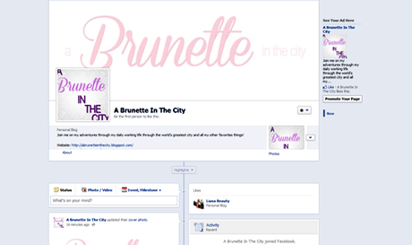 A Brunette In The City Facebook Page A Brunette In The City Facebook Page