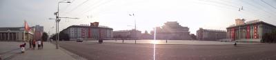 Top 5 Places For A View of Pyongyang, North Korea kim il song square pyongyang pre sunset