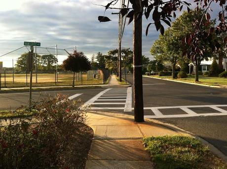 Suburban Street Scene with Autumnal Light Autumnal-Light-in-Suburban-Farmingdale