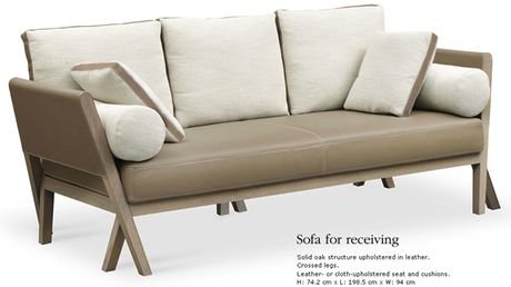 sofa for receiving