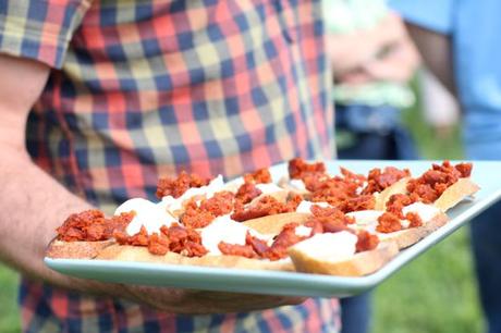 Farm Week: Outstanding in the Field Color Coordinated Crostini