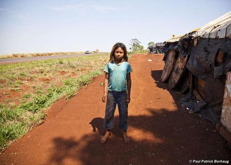 Brazil: Female Chief Leads Re-Occupation of Ancestral Land After Her Three Children Die The Guarani had lived by the side of a highway for ten years. © Paul Patrick Borhaug