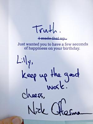 Happy Birthday from Nick Offerman - The Best Birthday Present Ever