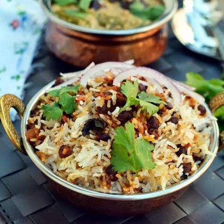 Qabooli Biryani (Hyderabadi Chana dal Biryani) Qabooli Biryani (Hyderabadi Chana dal Biryani)