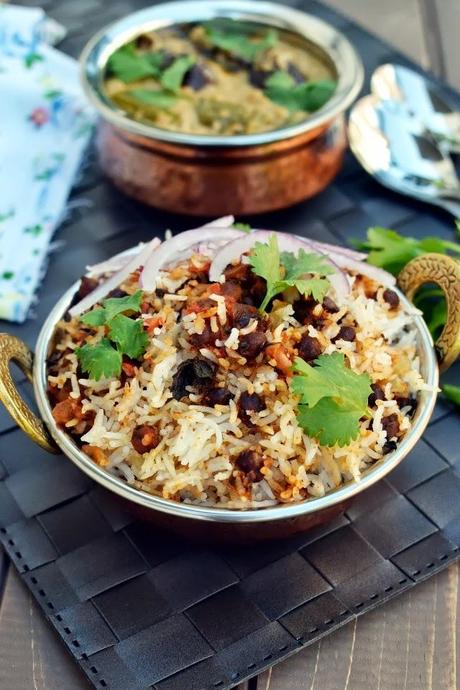 Qabooli Biryani (Hyderabadi Chana dal Biryani) Qabooli Biryani (Hyderabadi Chana dal Biryani)