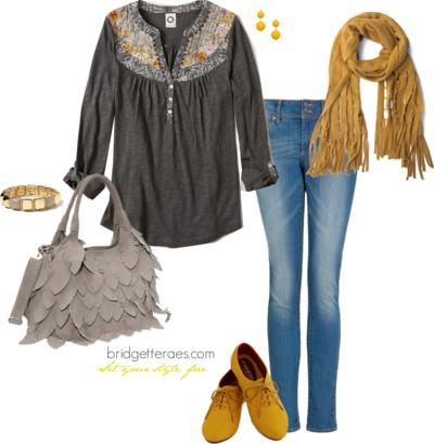 Henley Tee with Honey Henley Tee with Honey