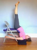 Featured Pose: Chair Shoulderstand Featured Pose: Chair Shoulderstand