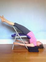 Featured Pose: Chair Shoulderstand Featured Pose: Chair Shoulderstand