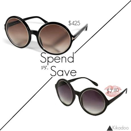 spend vs. save tom ford carrie oversized round sunglasses forever 21 capsule 2.1 matte round sunglasses.jpg