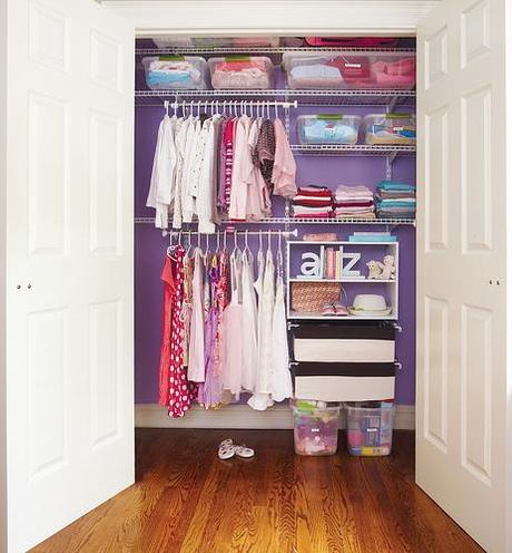Adorable Storage: Organizing Baby's New Room Rubbermaid HomeFree series closet system