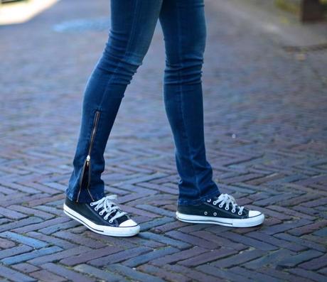 The power of denim / Come join me in Amsterdam next week! perfect blue skinny jeans 7 for all mankind