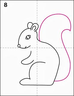 How to Draw a Squirrel Tutorial