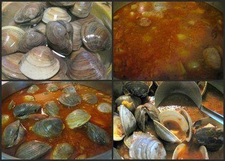Portuguese clam soup-collage5
