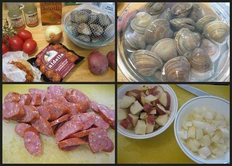 Portuguese clam soup-collage1
