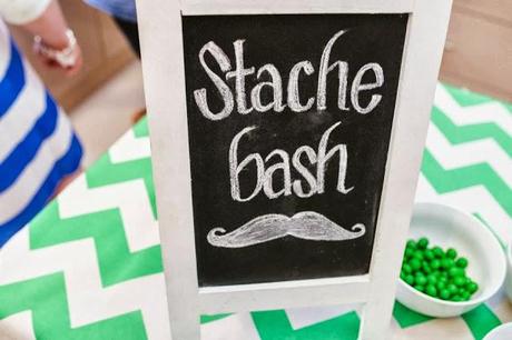 Super Cute Moustache Themed Baby Shower, Stache Bash