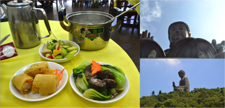 Vegetarian feast at Po Lin Monastery 
