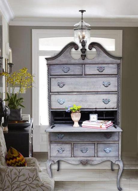 Driftwood Highboy Refinishing Project finished driftwood highboy
