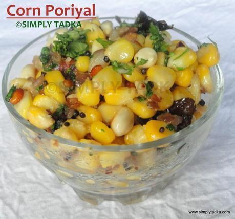 Corn Poriyal
