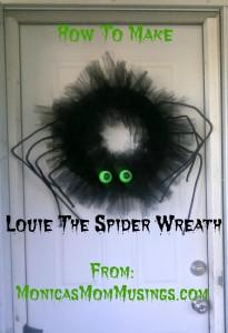How to Make Louie The Spider Wreath