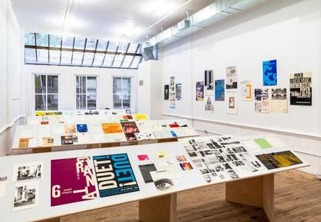 Richard Hollis graphic designer book font typeface design at Artists Space