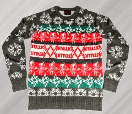 All I want for Christmas is a Metallica Cosby sweater