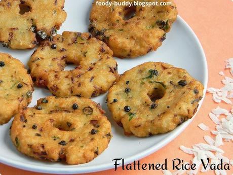 EASY AVAL VADAI | POHA VADA | RICE FLAKES FRITTERS