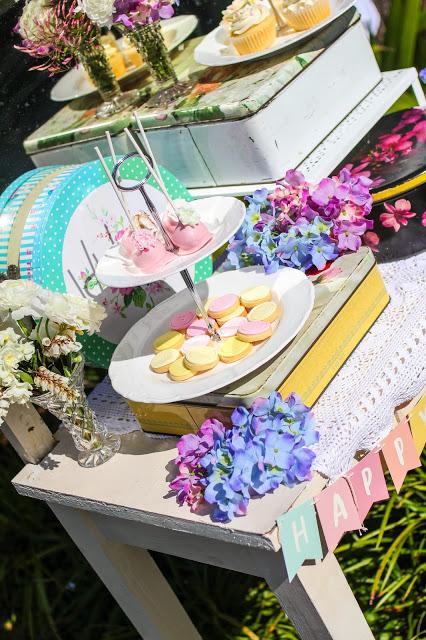 A 100 Reasons to Celebrate! A 100th Birthday tea party by That Vintage Caravan