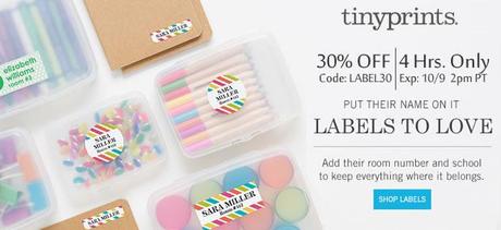 30% Off Name Labels
