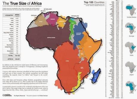 Africa's True Size Will Blow You Away Africa's True Size Will Blow You Away