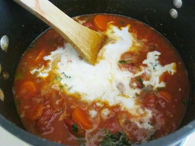 Crazy Ingredient Challenge: Creamy Coconut Milk Tomato Basil Soup