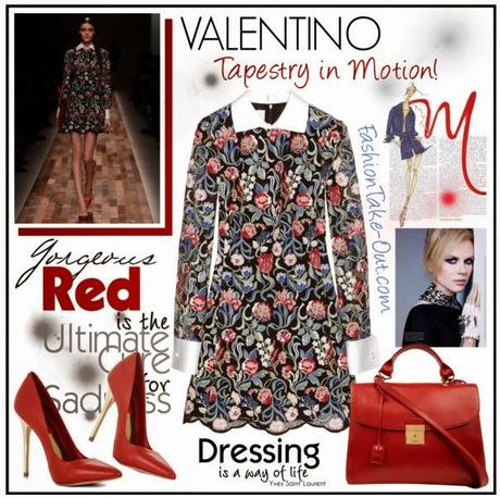 Fashion Statements:: The VALENTINO Tapestry-Lace Mini Dress the valentino tapestry lace mini dress
