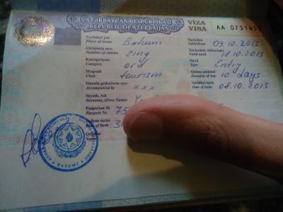 How to Get an Azerbaijan Visa in Batumi, Georgia azerbaijan visa in batumi